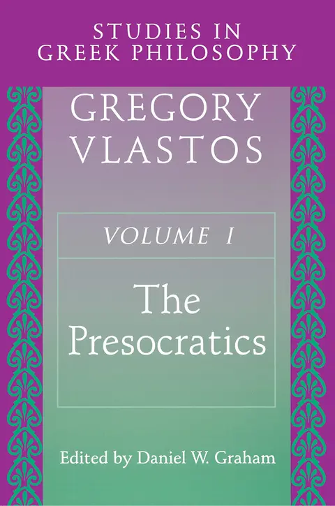 Cover of Studies in Greek Philosophy, Volume I