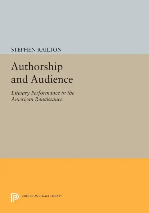 Cover of Authorship and Audience