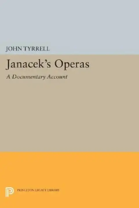 Cover of Janácek's Operas