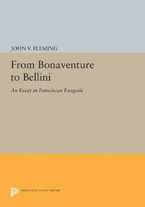 Cover of From Bonaventure to Bellini