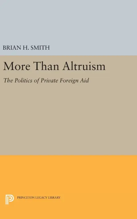 Cover of More Than Altruism