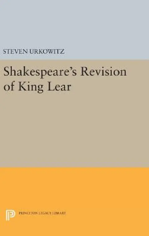 Cover of Shakespeare's Revision of King Lear