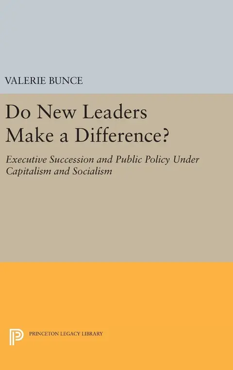 Cover of Do New Leaders Make a Difference?