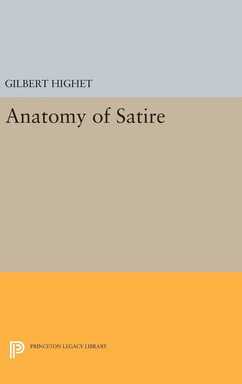Cover of Anatomy of Satire
