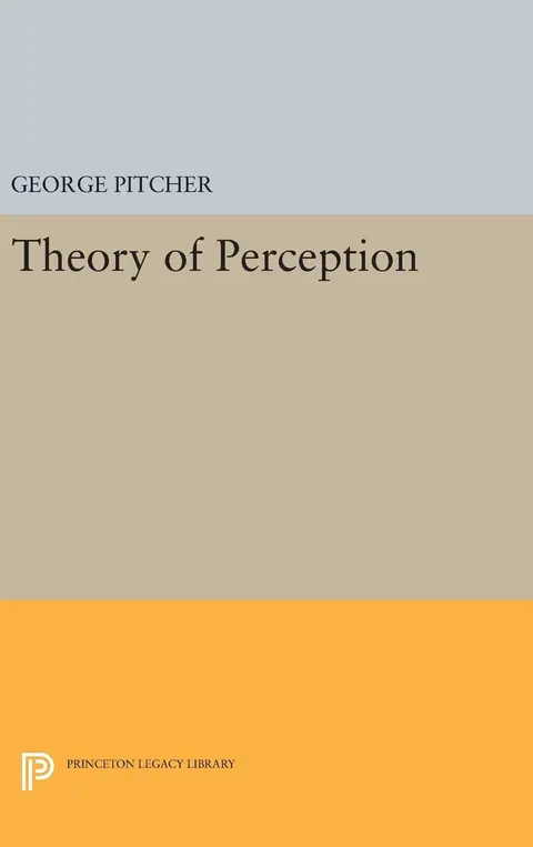 Cover of Theory of Perception