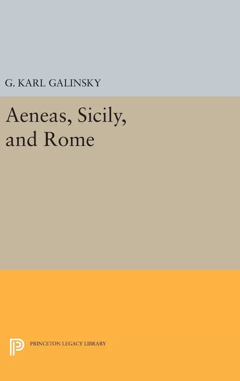 Cover of Aeneas, Sicily, and Rome