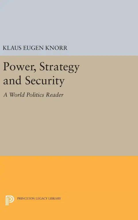 Cover of Power, Strategy and Security