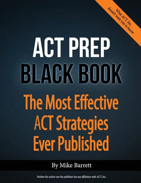 Cover of The ACT Prep Black Book