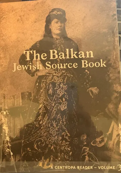Cover of The Balkan Jewish Source Book. A CENTROPA READER-VOLUME 3