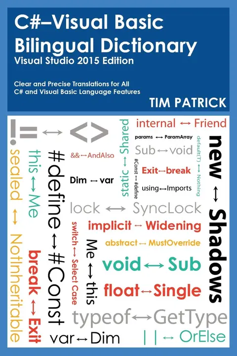 Cover of C#-Visual Basic Bilingual Dictionary