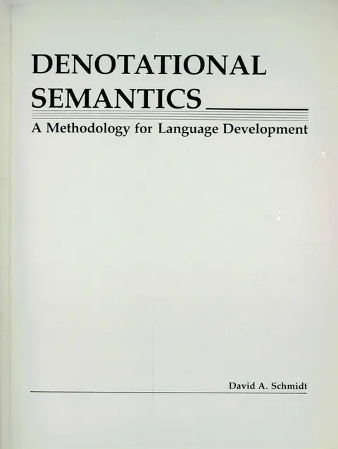 Cover of Denotational Semantics