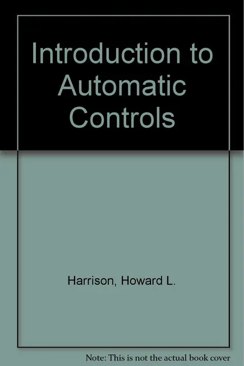 Cover of Introduction to Automatic Controls