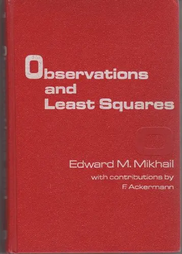 Cover of Observations and least squares