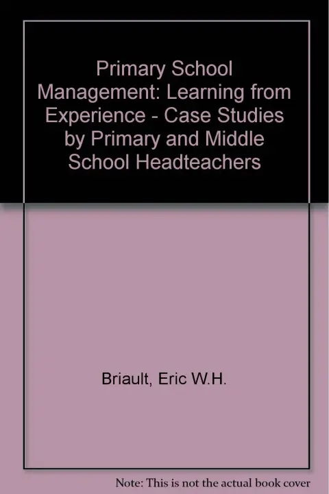 Cover of Primary School Management