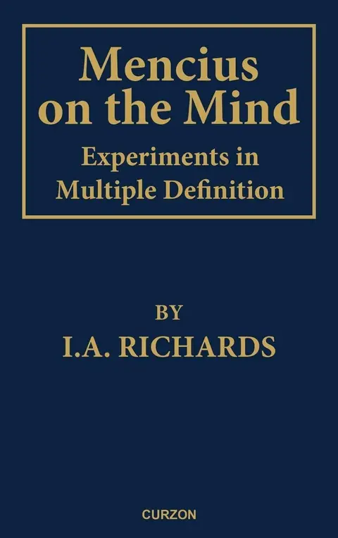 Cover of Mencius on the Mind