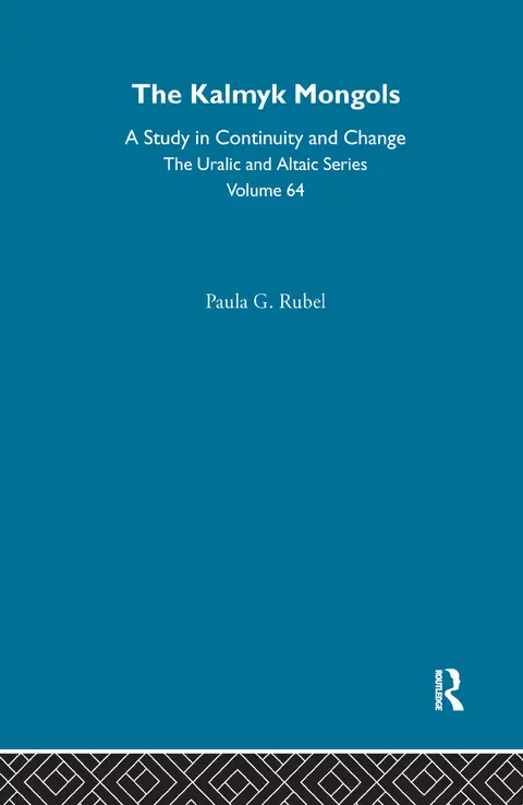 Cover of The Kalmyk Mongols