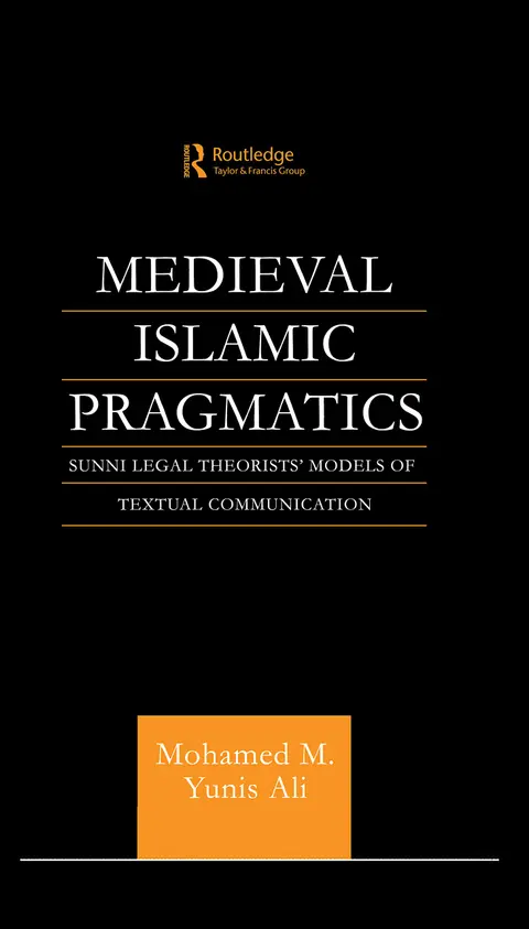 Cover of Medieval Islamic Pragmatics