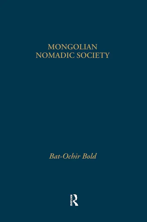 Cover of Mongolian Nomadic Society