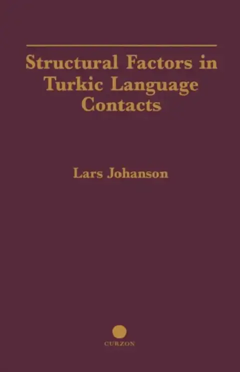 Cover of Structural Factors in Turkic Language Contacts