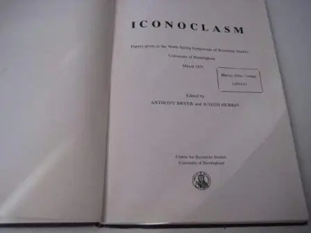 Cover of Iconoclasm
