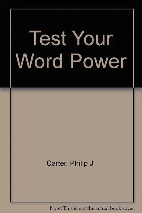 Cover of Test Your Word Power