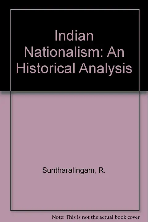 Cover of Indian Nationalism