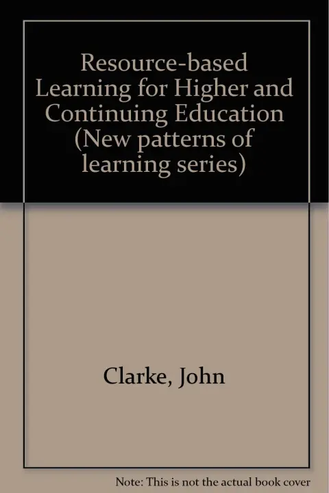 Cover of Resource-based Learning for Higher and Continuing Education