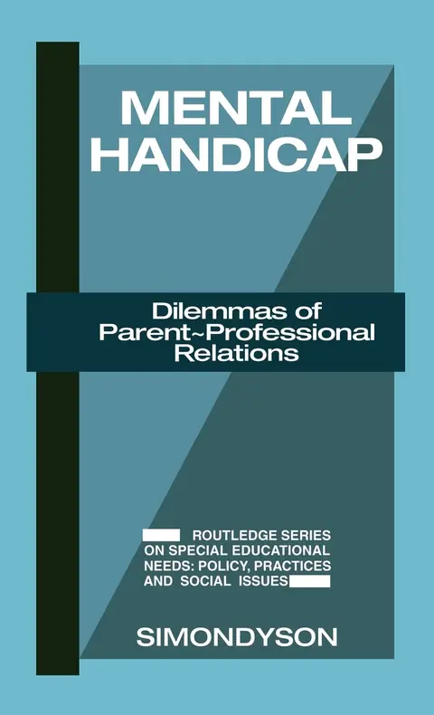 Cover of Mental Handicap