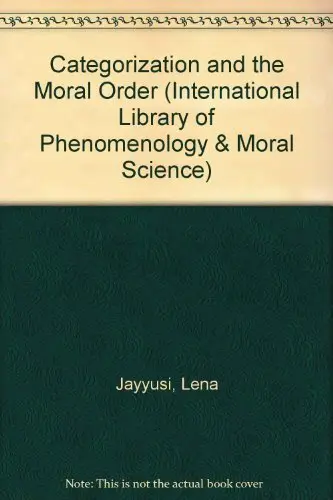 Cover of Categorization and the Moral Order