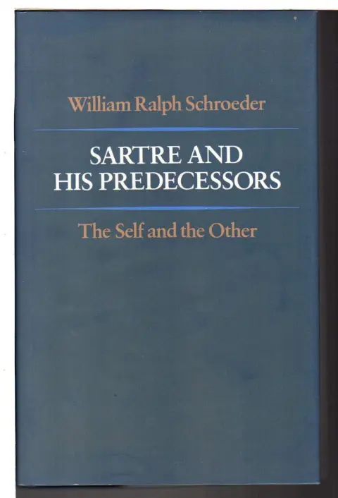 Cover of Sartre and His Predecessors