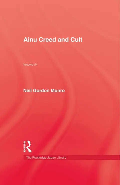 Cover of Ainu Creed & Cult