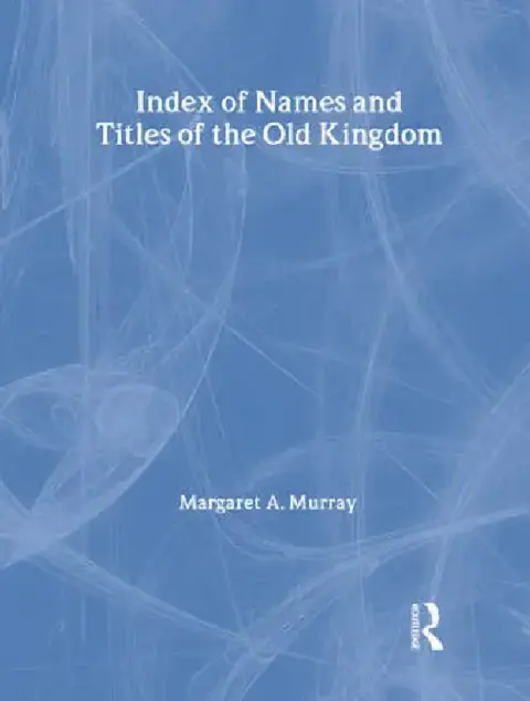 Cover of Index of Names & Titles of the