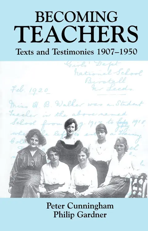 Cover of Becoming Teachers