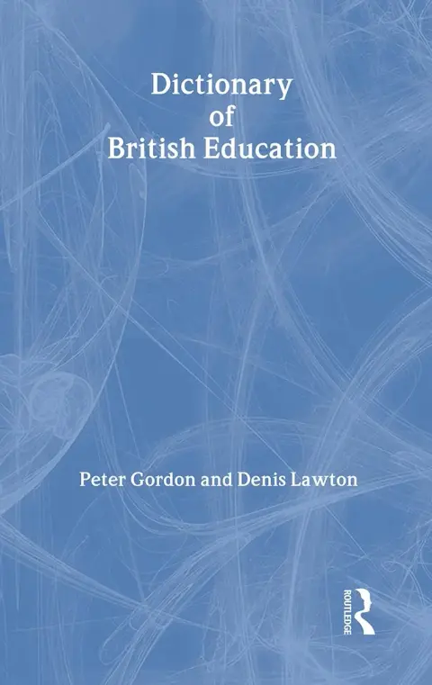 Cover of Dictionary of British Education