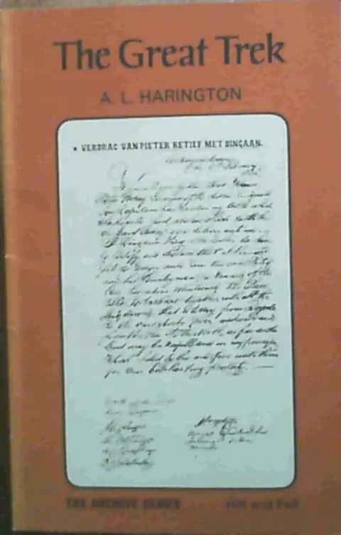 Cover of Great Trek