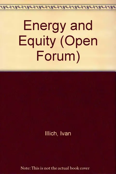 Cover of Energy and Equity