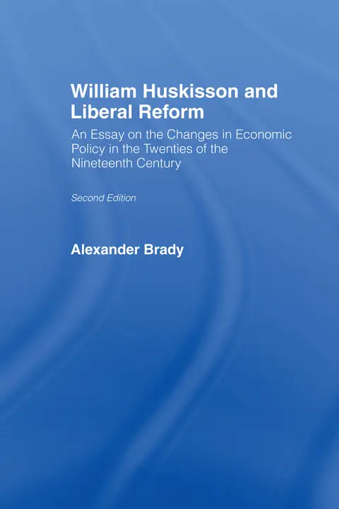 Cover of William Huskisson and Liberal Reform