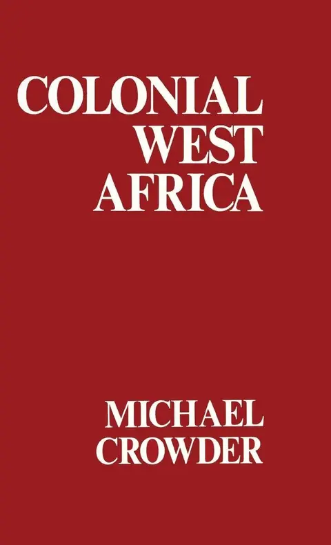 Cover of Colonial West Africa