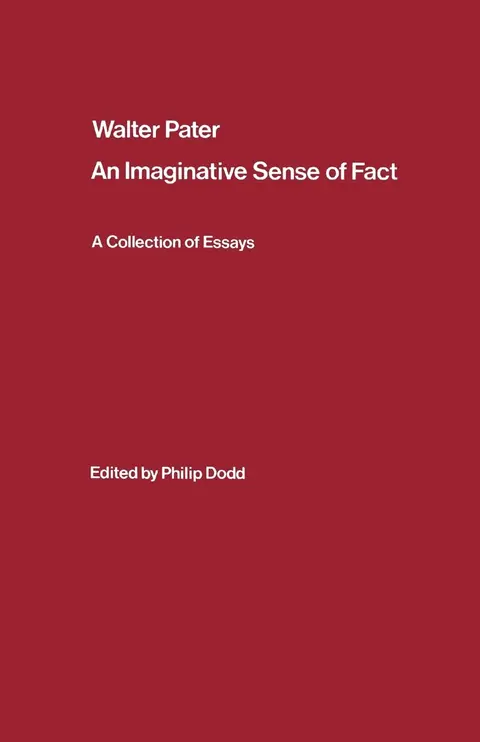 Cover of Walter Pater