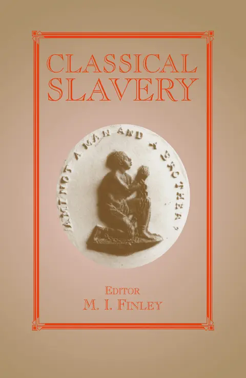 Cover of Classical Slavery