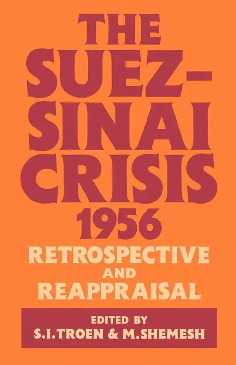 Cover of The Suez-sinai Crisis