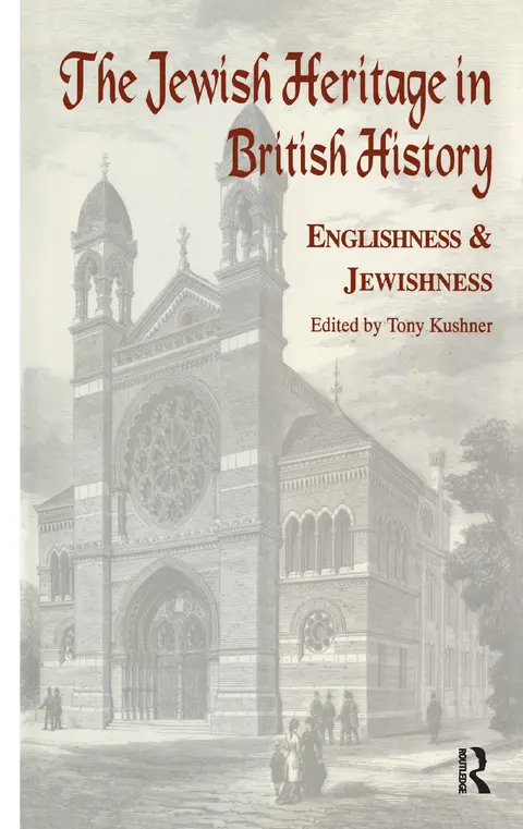 Cover of The Jewish Heritage in British History: Englishness and Jewishness (Immigrants & Minorities)