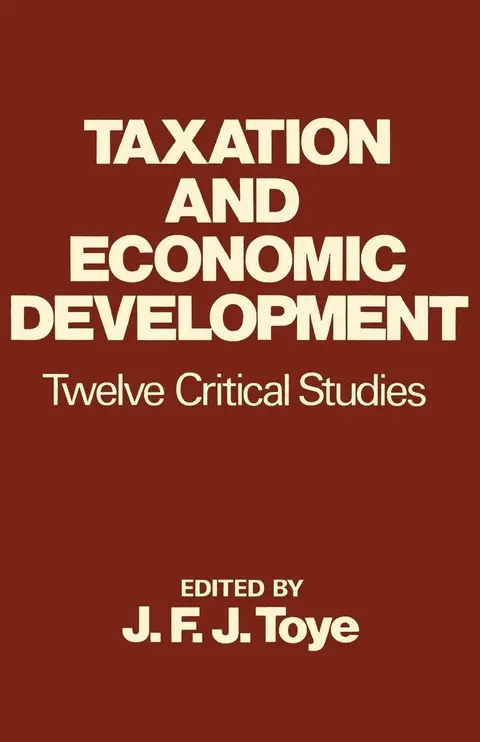 Cover of Taxation and Economic Development