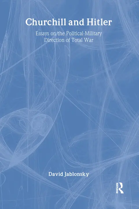 Cover of Churchill and Hitler