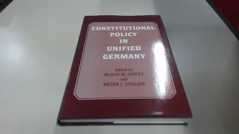 Cover of Constitutional Policy in Unified Germany