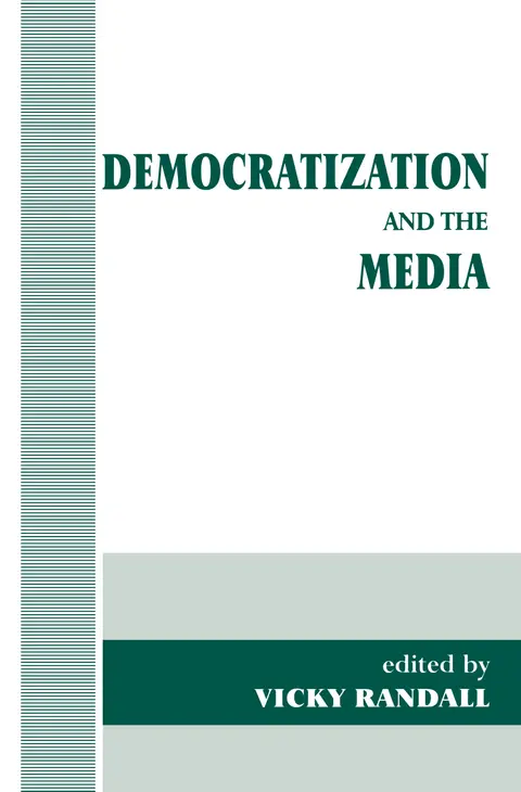 Cover of Democratization and the Media