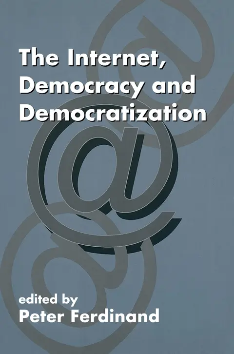 Cover of The Internet, Democracy and Democratization