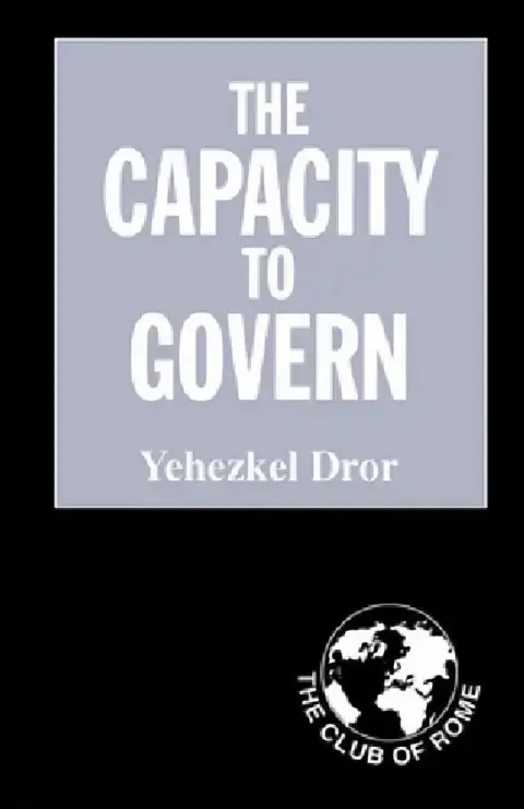 Cover of The Capacity to Govern