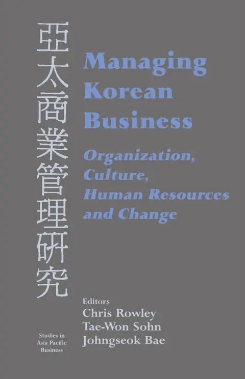 Cover of Managing Korean Business