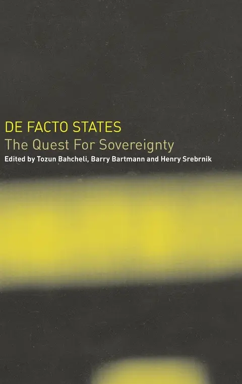 Cover of De Facto States